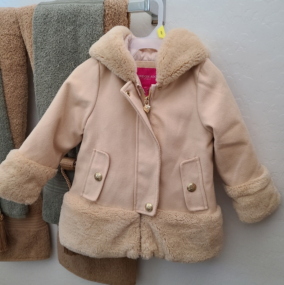Faux Fur Fleece Coat